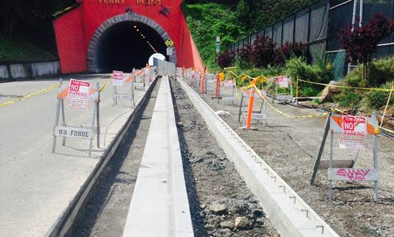 Richmond Bay Trail construction in Pt. Richmond underway; expected completion in May